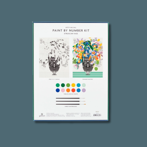 Kitty McCall Etruscan Vase Paint By Number Kit