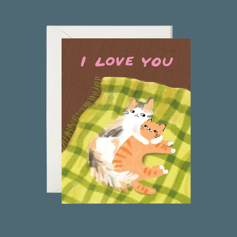 Cat Snuggle Card