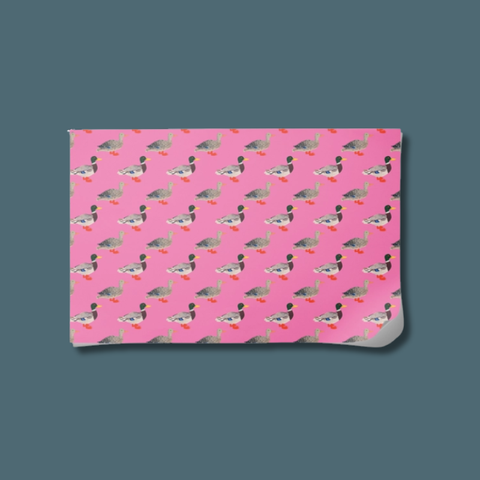 Quacky Birthday Wrapping Sheet