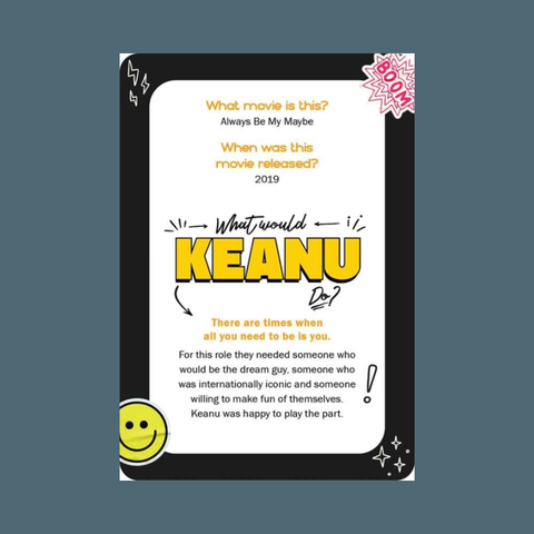 What Would Keanu Do Card Deck