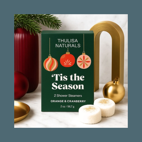 Christmas Orange And Cranberry Shower Steamer Set