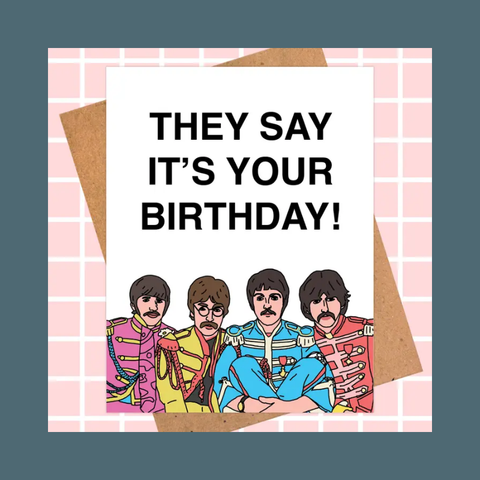 The Beatles Birthday Card