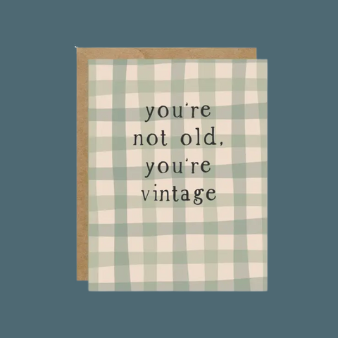 You're Vintage Birthday Card