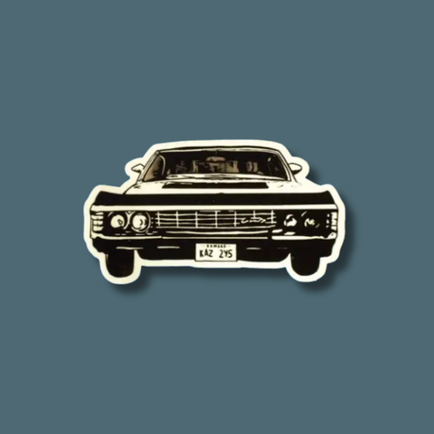 supernatural impala sticker