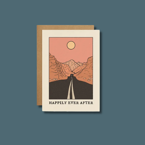 Happily Ever After Sunset Card