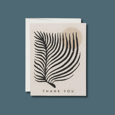 Palm Sun Thank You Card