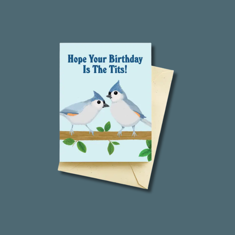 Titmouse Birthday Card