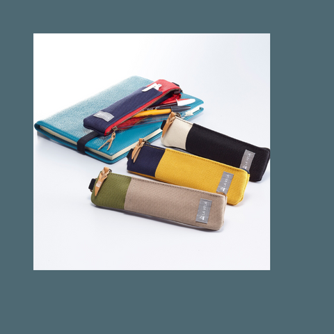 Colorblock Pencil Pouch