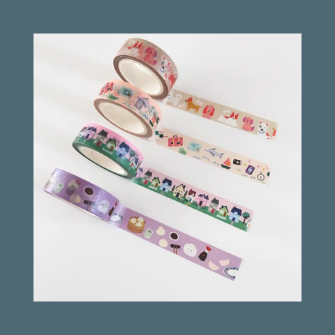 Memory Lane Village Washi Tape