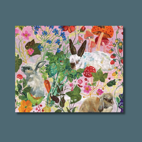Nathalie Lete Rabbits Puzzle