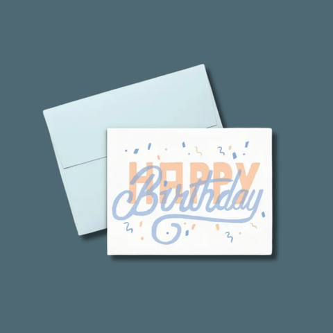 Happy Birthday Confetti Card