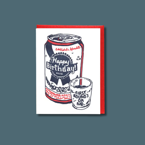 First Round Birthday Card