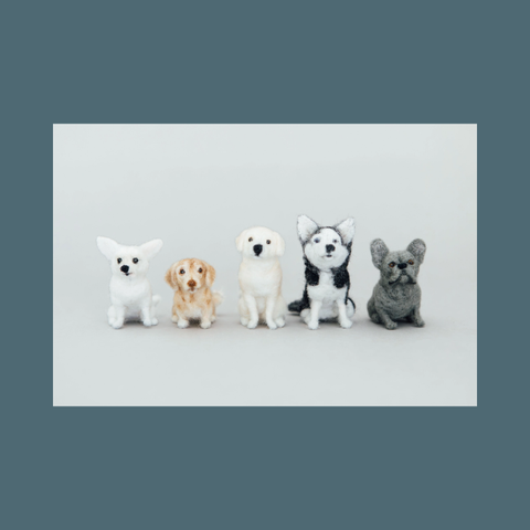 Little Felted Friends Labrador Retriever Needle Felting Kit