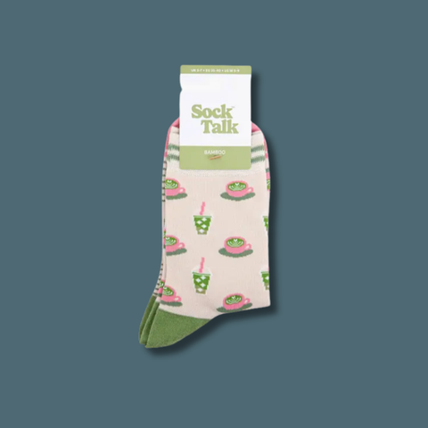 Matcha Tea Bamboo Socks 
