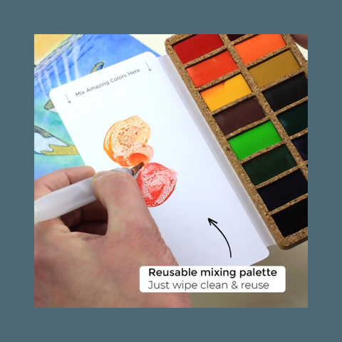 16 Watercolor Original Pans Set