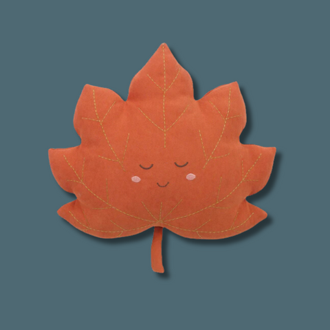 Maple Leaf Accent Decor Plush Pillow