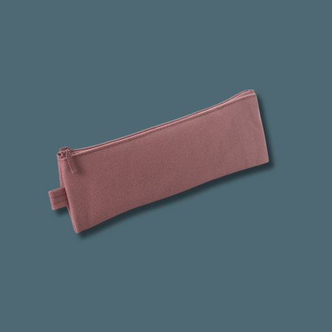 Compact Canvas Pencil Pouch