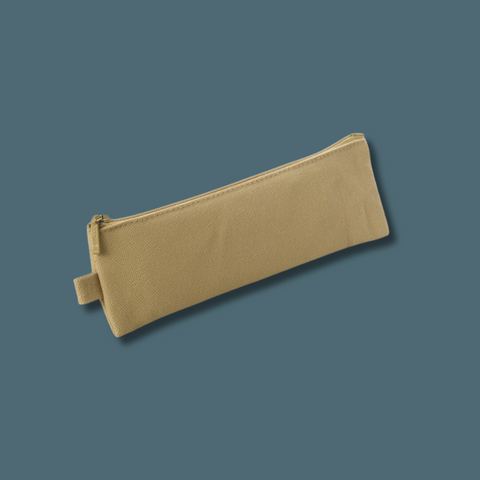 Compact Canvas Pencil Pouch