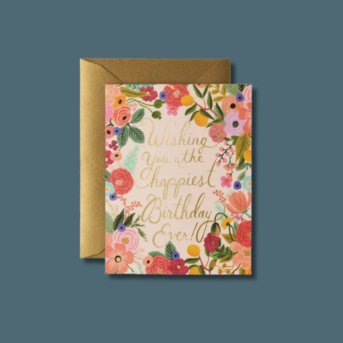 Garden Party Birthday Card
