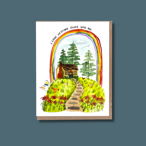 Love Growing Older With You Card