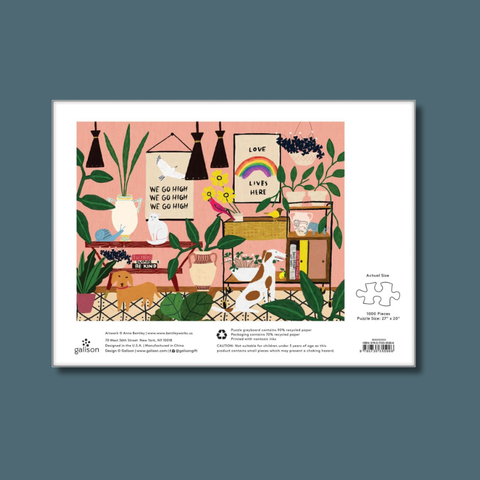 Love Lives Here Jigsaw Puzzle