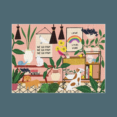 Love Lives Here Jigsaw Puzzle