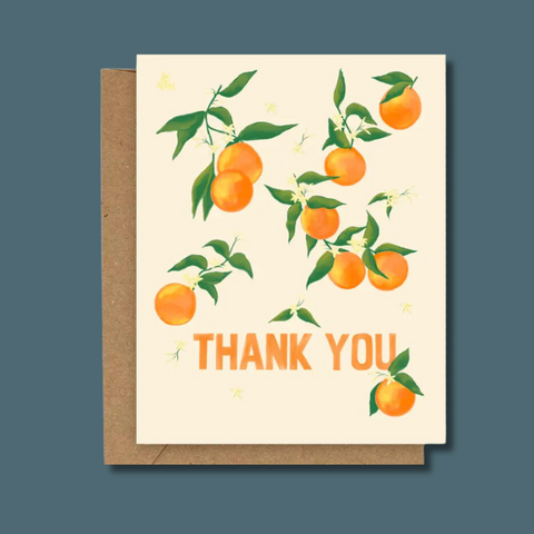 Citrus Thank You Card