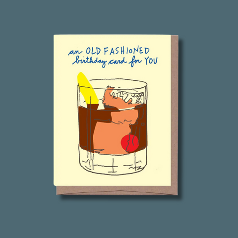 An old fashioned drink