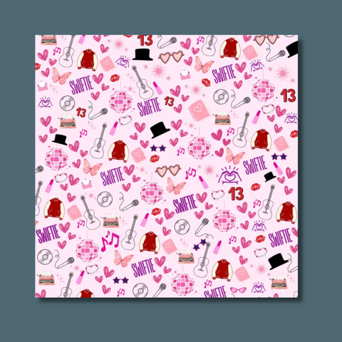 Swiftie Wrapping Paper Sheet