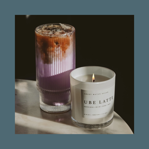 Ube Latte Soy Candle 