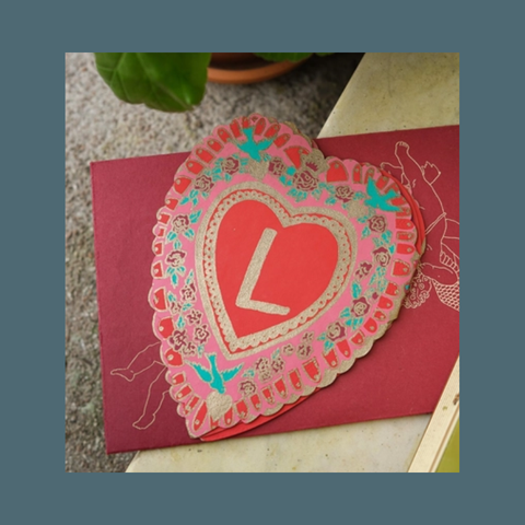 Love Concertina Greeting Card