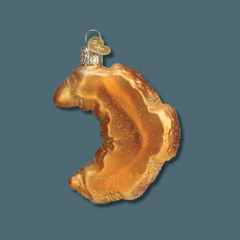 Old World Christmas Croissant Blown Glass Ornament