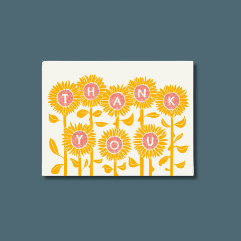 Sunflower Thank You Card
