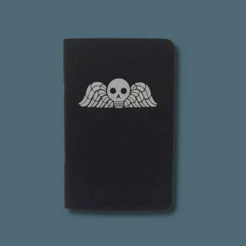 Memento Mori Blank Jotter Notebook