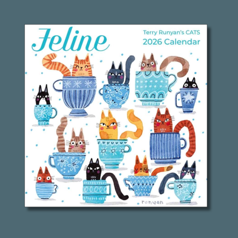 Feline 2026 Mini Wall Calendar