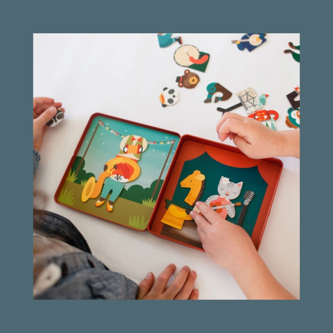 Animal Band On-The-Go Magnetic Play Set