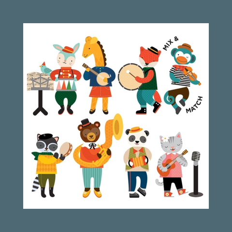 Animal Band On-The-Go Magnetic Play Set