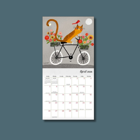 Feline 2026 Mini Wall Calendar