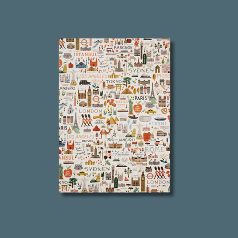 Bon Voyage Wrapping Sheet