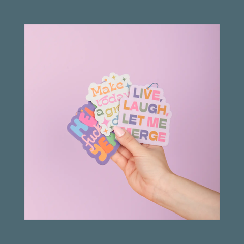 Live Laugh Let Me Merge Air Freshener
