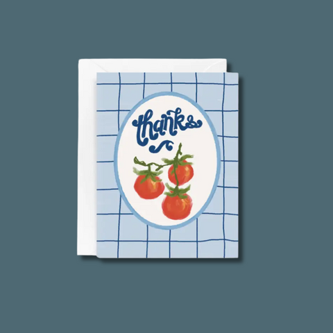 Tomato Thanks Card