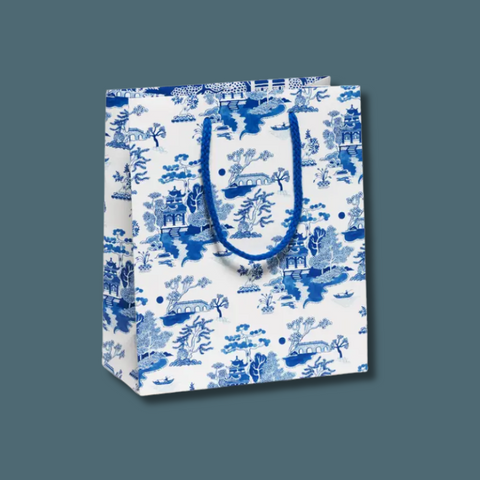 Blue Chinoiserie Gift Bag