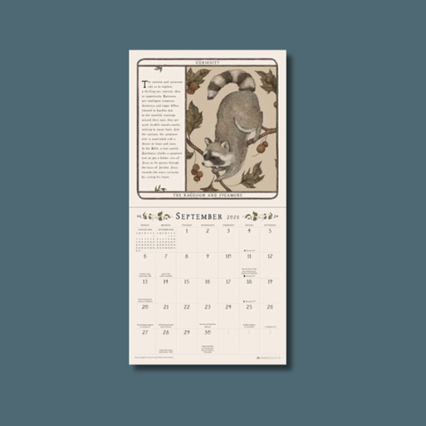 Woodland Wardens 2026 Mini Wall Calendar