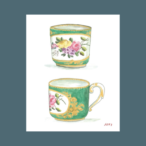 A Teacup Collection Notecard Set