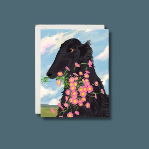 Afghan Hound Card