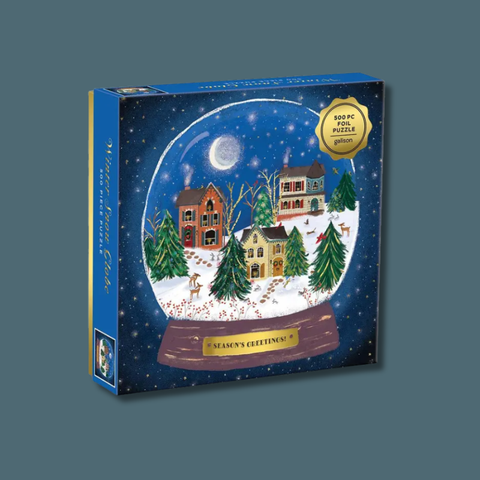 Winter Snow Globe Puzzle