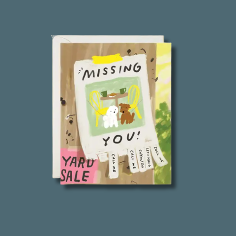 Missing You Flyer Card