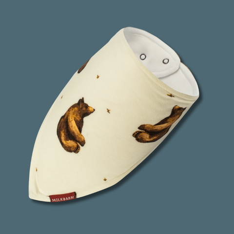 Honey Bear Kerchief Bib