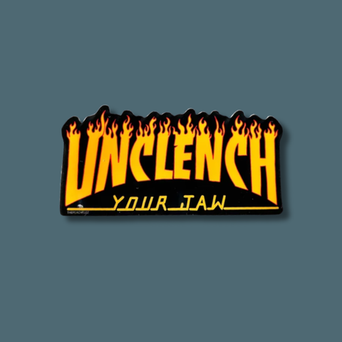 Unclench Your Jaw Sticker
