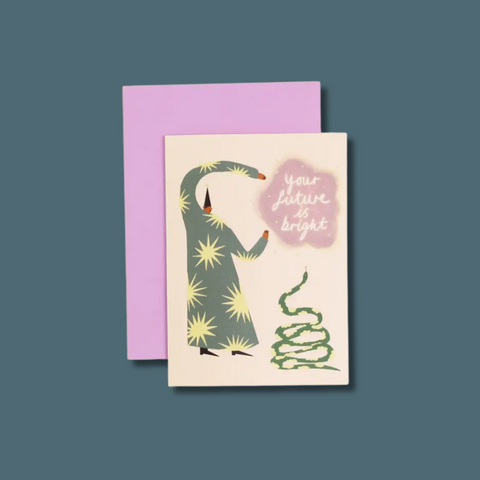Your Future Is Bright Greeting Card